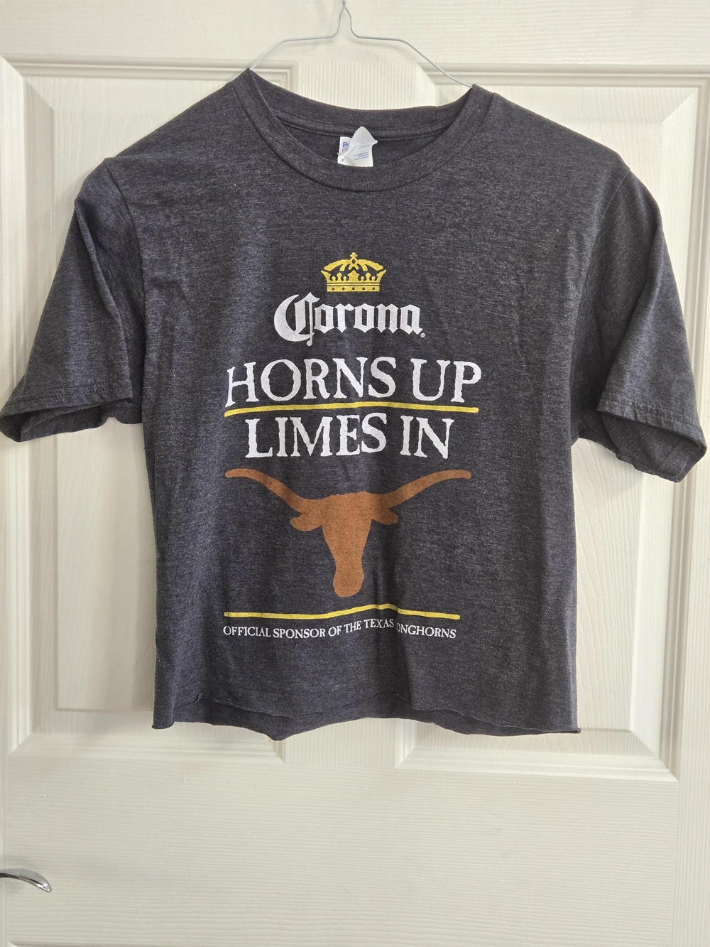 Corona Horns Up Limes In' Graphic Tee Dark Gray- Size SP